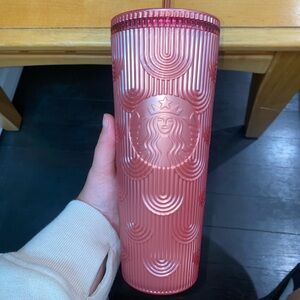 NEVER USED PINK STARBUCKS VENTI CUP